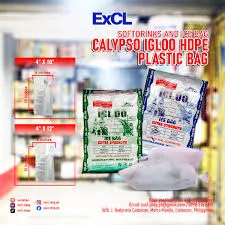 Igloo HDPE Softdrink Bags (4 x 10, 100pcs)