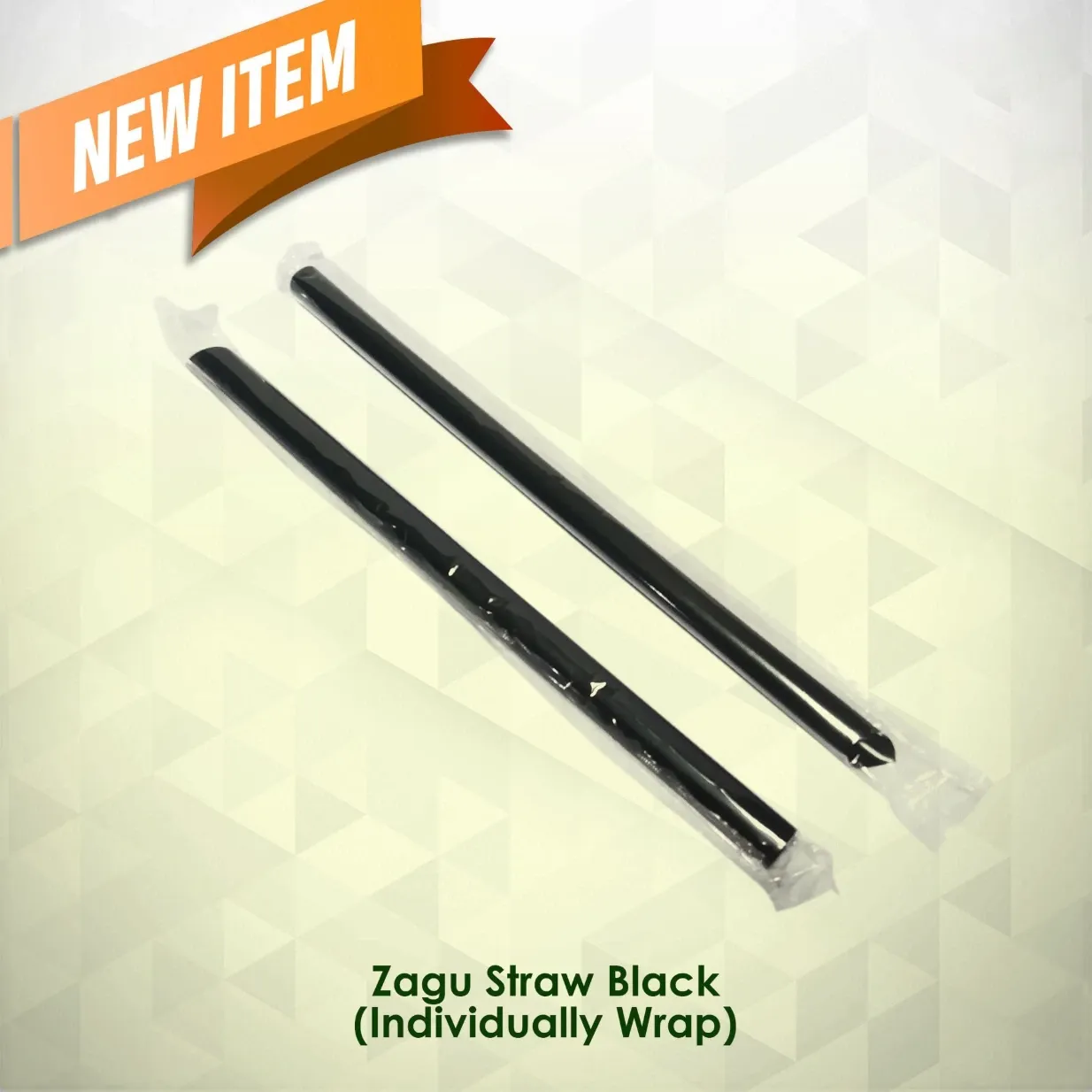 Zagu Straw (Malinaw, 12mm x 210mm, 100pcs)