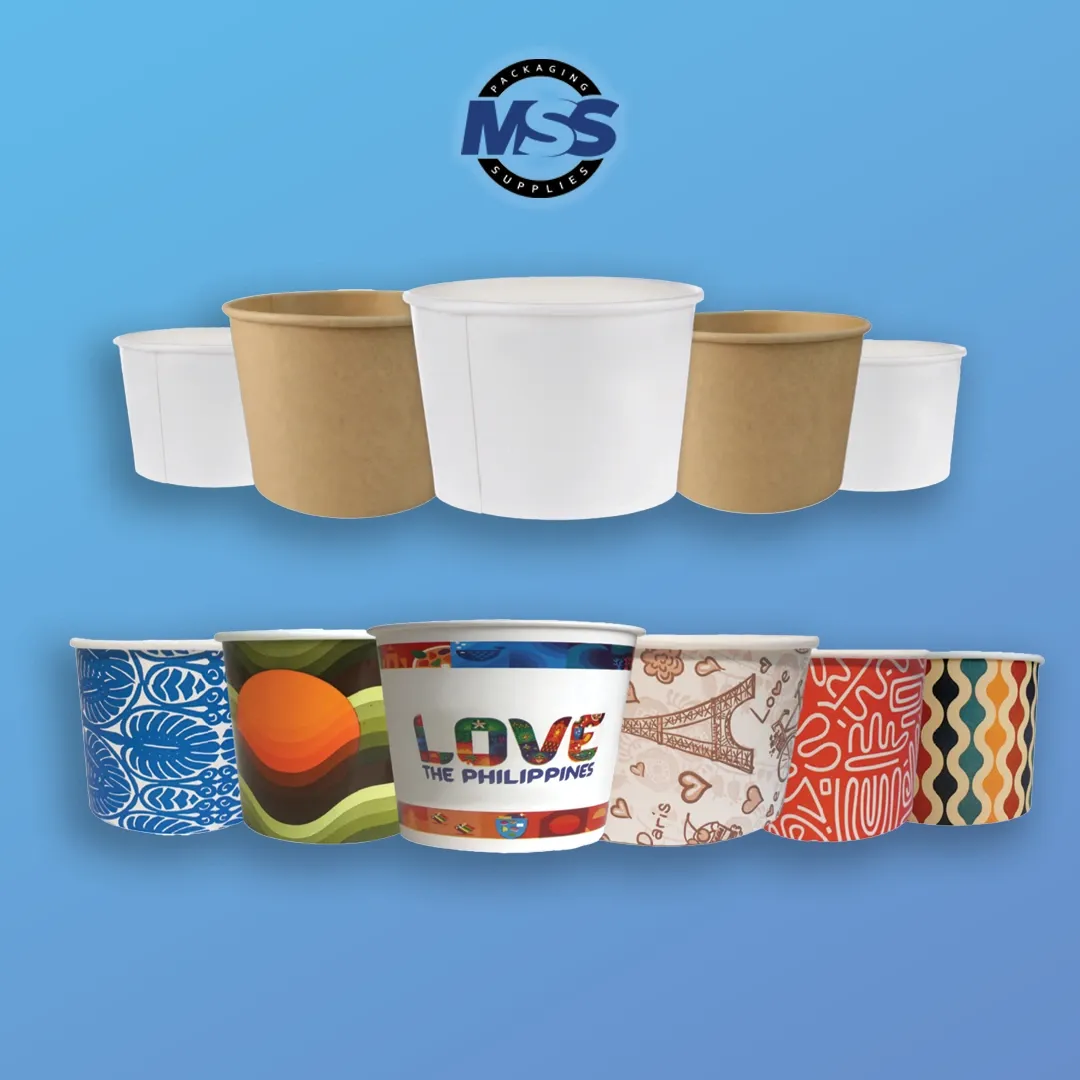 Paper Bowl (Naka-print, 110cc, 50pcs)