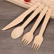 Mr. Bamboo Wood Cutleries (Spoon S160+ (Carved), Pack (25pcs))