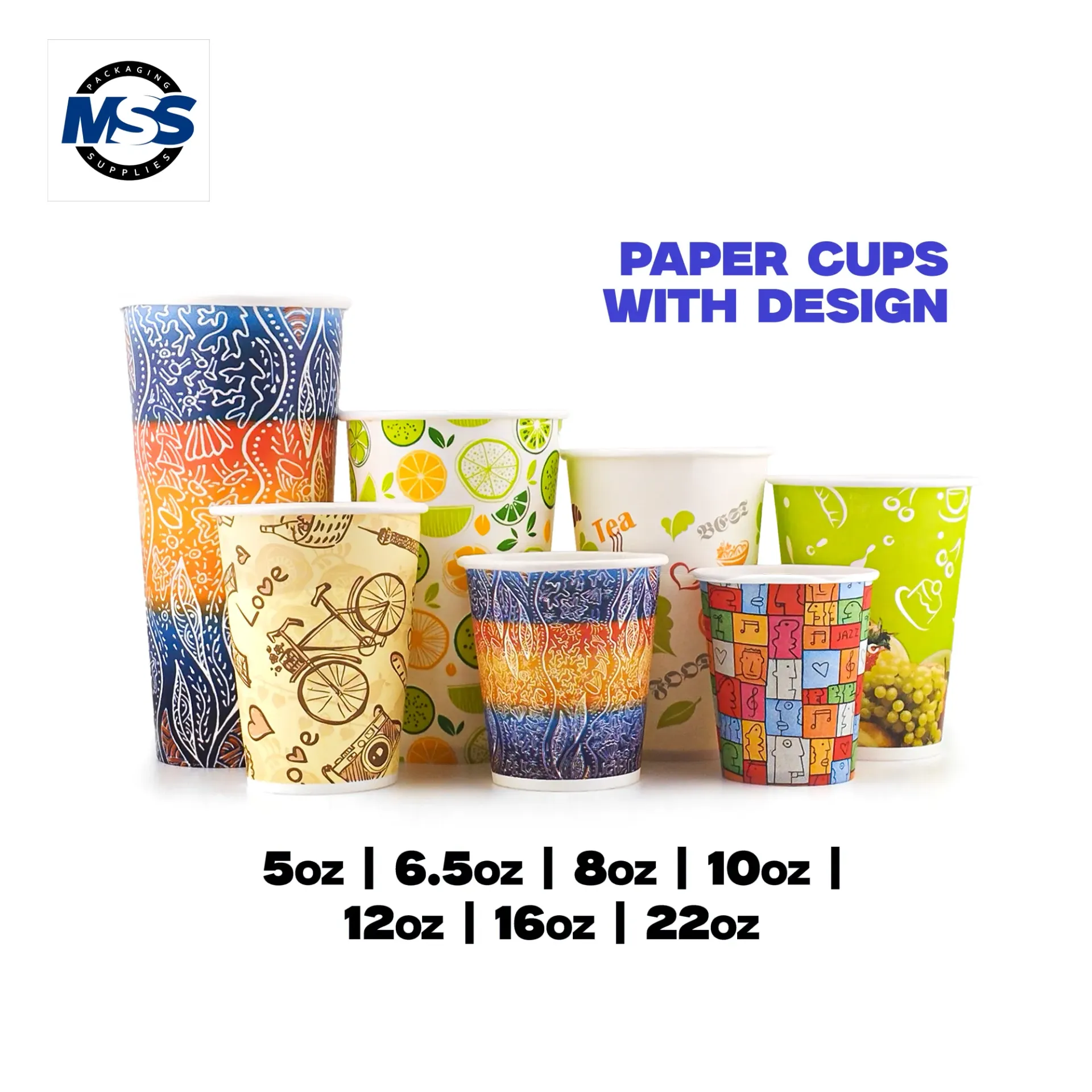 Paper Cups (Plain, 3oz, Pack (50pcs))