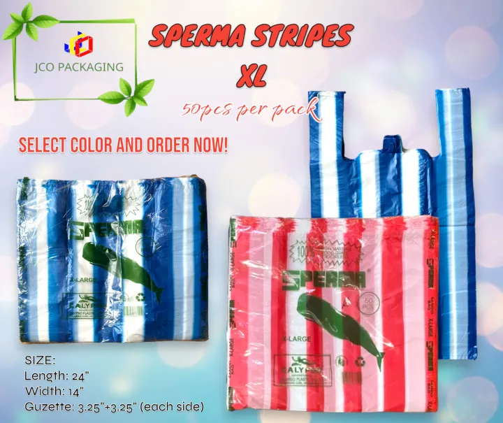 Sperma Stripe Sando Bag (Pack (50pcs))