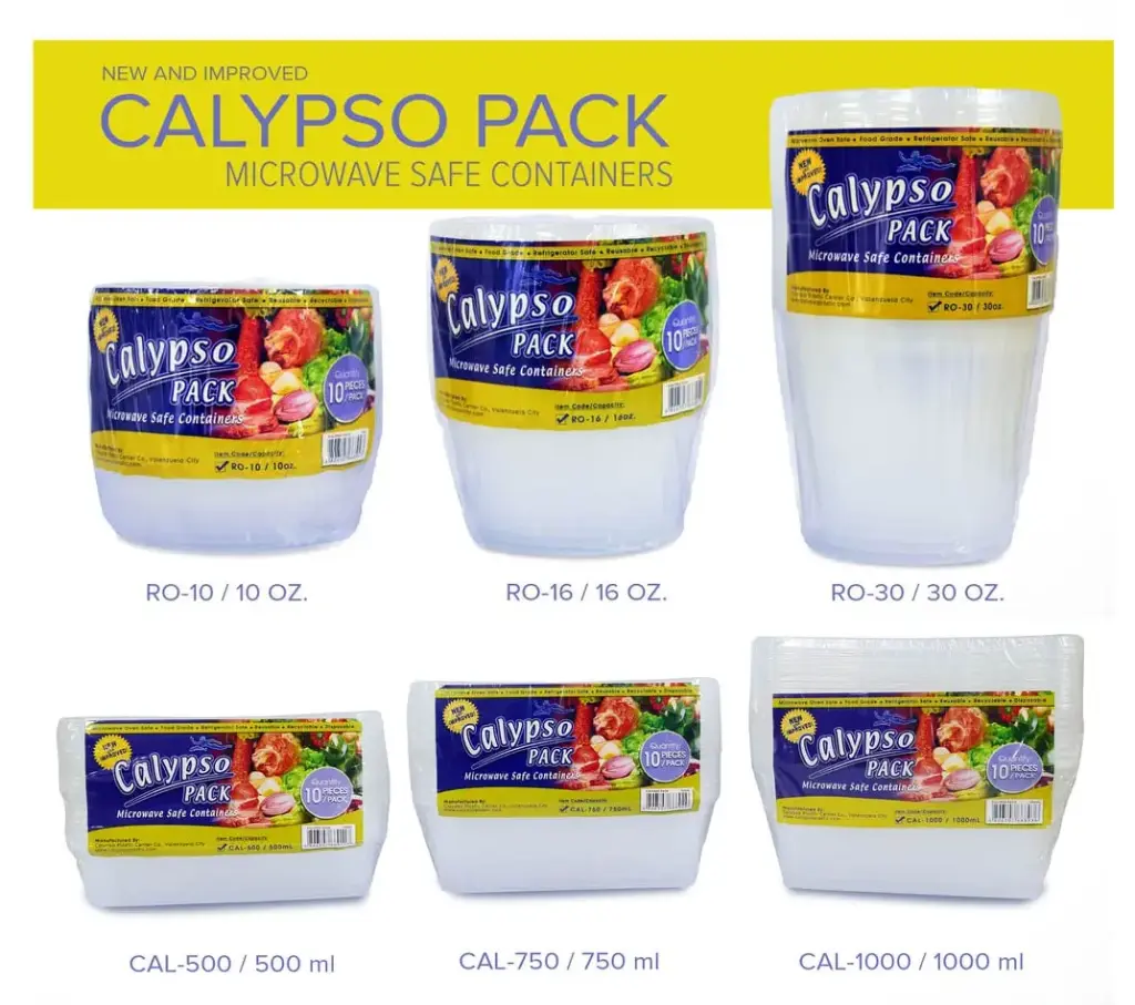 Calypso Microwavable Container (RO10, Pack (10pcs))